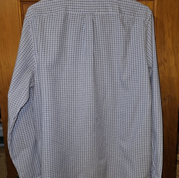 Vinyard Vines Men's Navy Plaid Button-Down Shirt - Picture 6 of 8